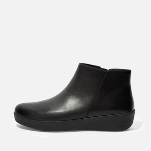 FitFlop Maria Leather Boots Womens size 8 Black Arch Support